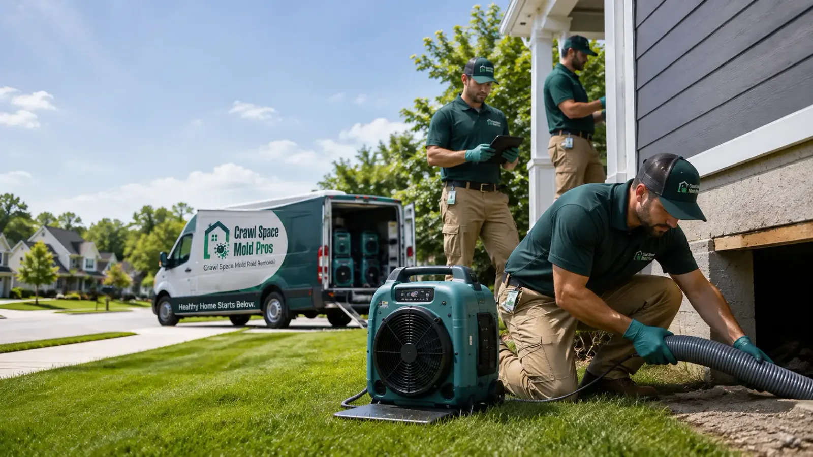 Crawl Space Mold Removal in Minneapolis, KS